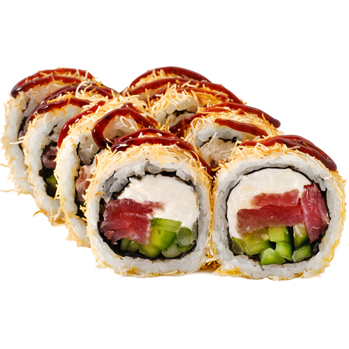 Рол з тунцем та катаіфі