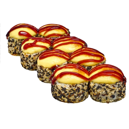 Запечений рол з вугрем