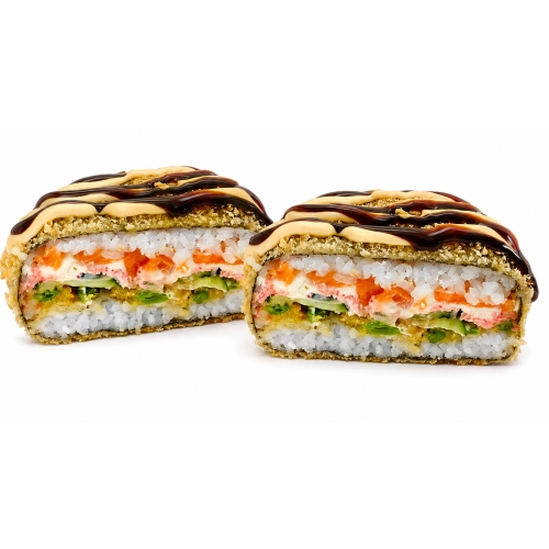 Лосось суші-бургер